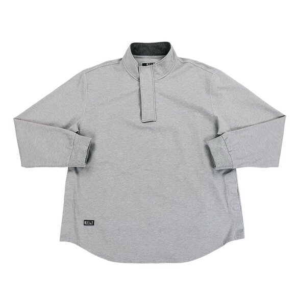 BYLT Premium Basics Elite Fairway Pullover Mens Sz 2XL Gray 1/4 Zip Golf Jacket